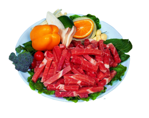 Strip-cut-meat-machine